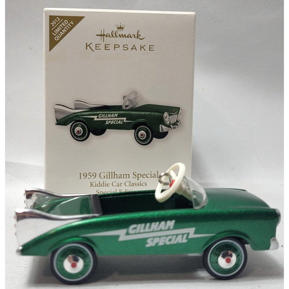 HALLMARK 2012 SPECIAL EDITION ORNAMENT~1959 GILLHAM SPECIAL~KIDDIE CAR CLASSIC - Picture 1 of 11